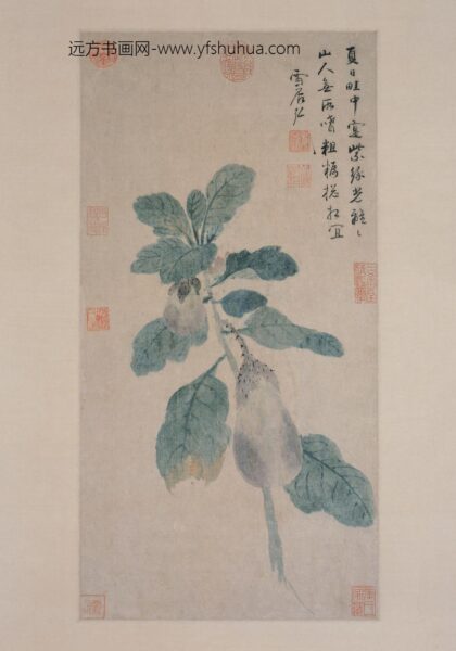 孙克弘 紫茄图轴.jpg