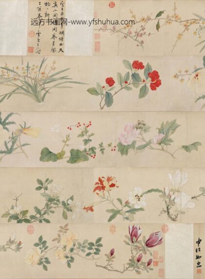 孙克弘 设色花卉卷.jpg