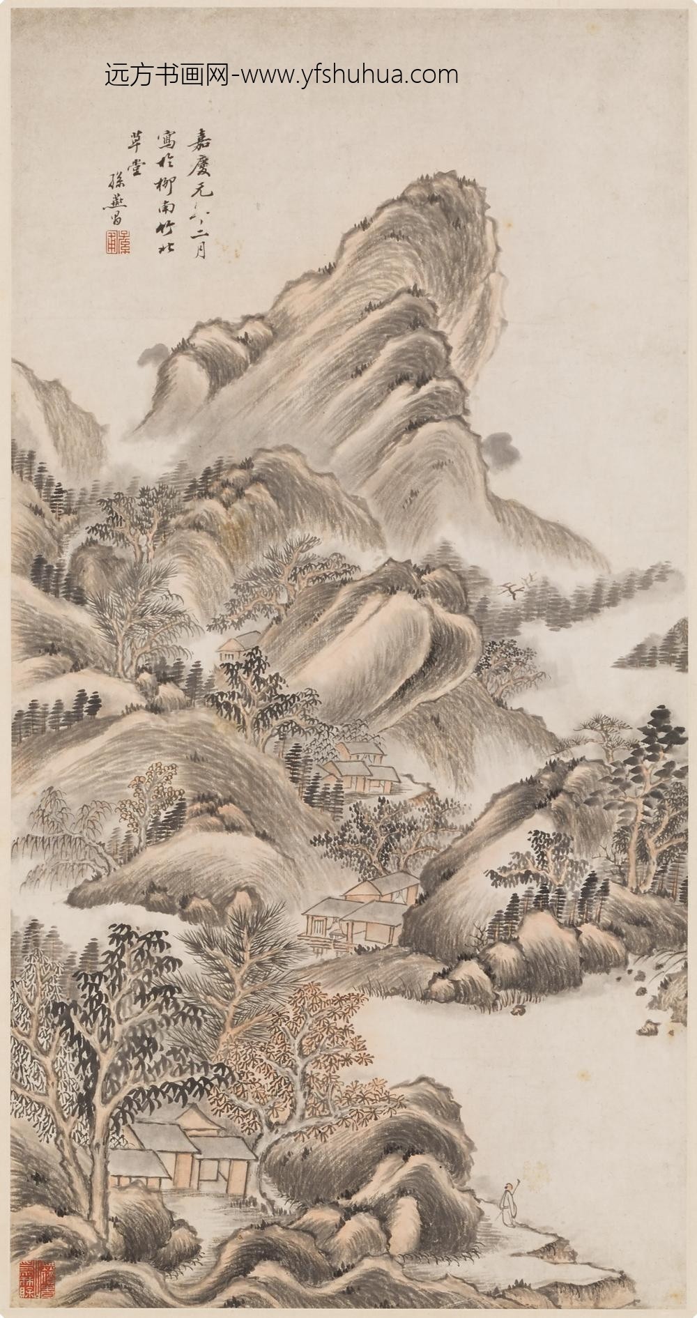 孙燕昌_山水图轴-