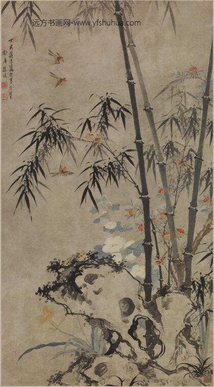 孙端 花鸟图轴.jpg