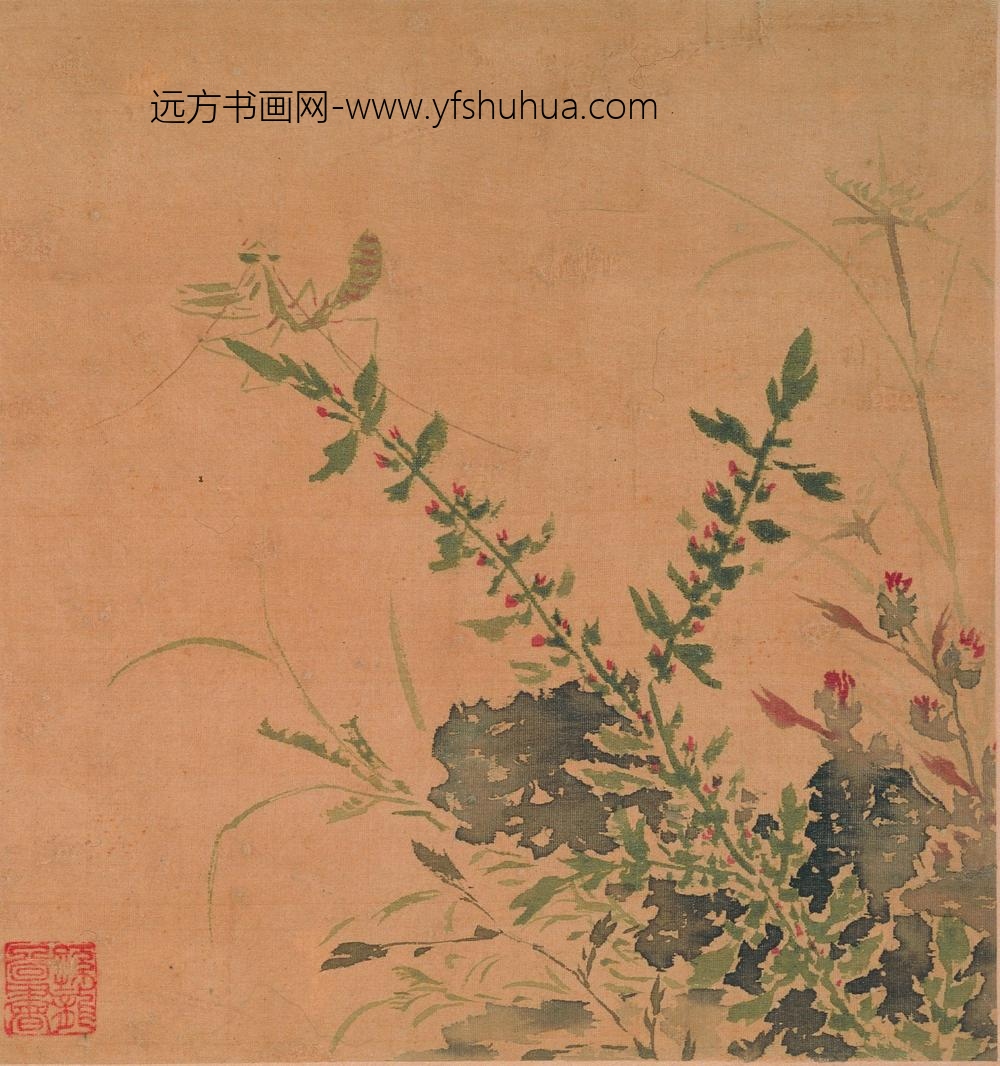 孙隆（孙龙）_花鸟草虫册_