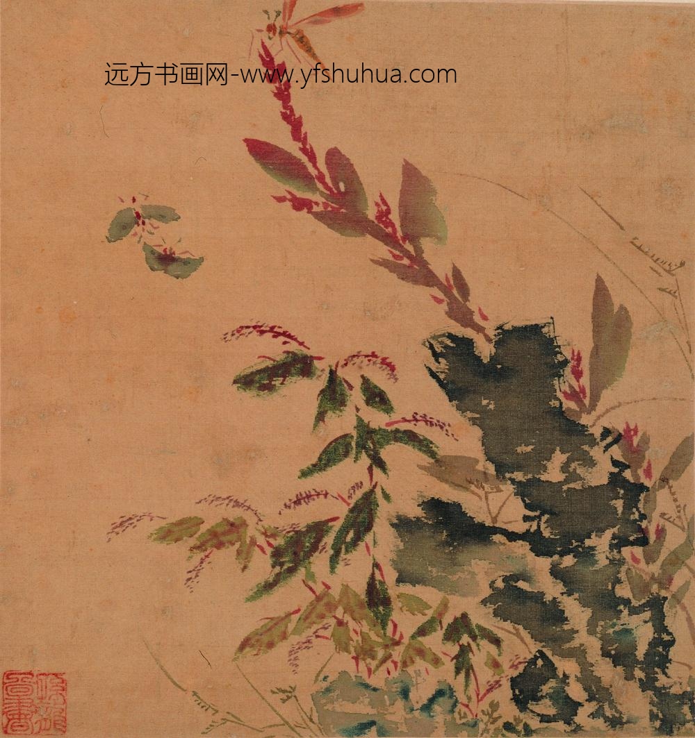 孙隆（孙龙）_花鸟草虫册_