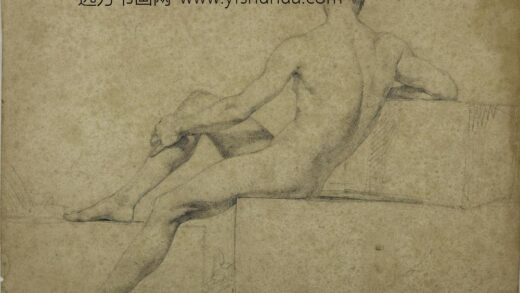 安格尔（法国） 素描人物画稿页.jpg