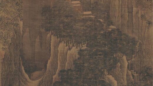 宋人 雪麓早行图轴.jpg