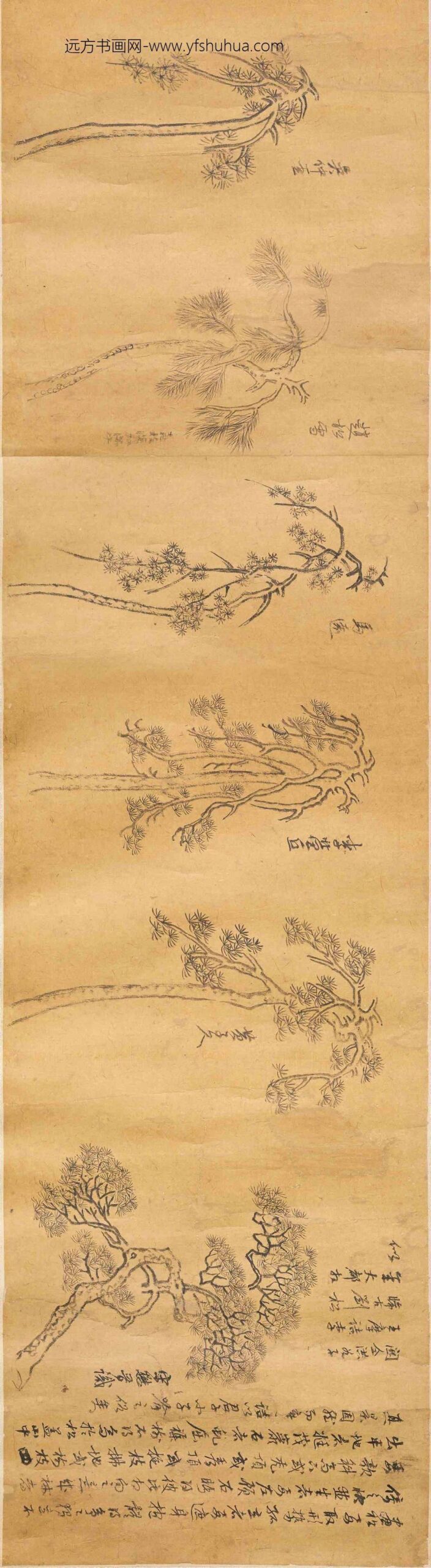 宋懋晋_画稿卷_