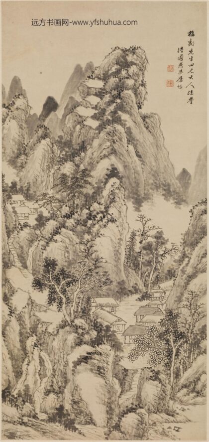 屠倬 山居图轴.jpg