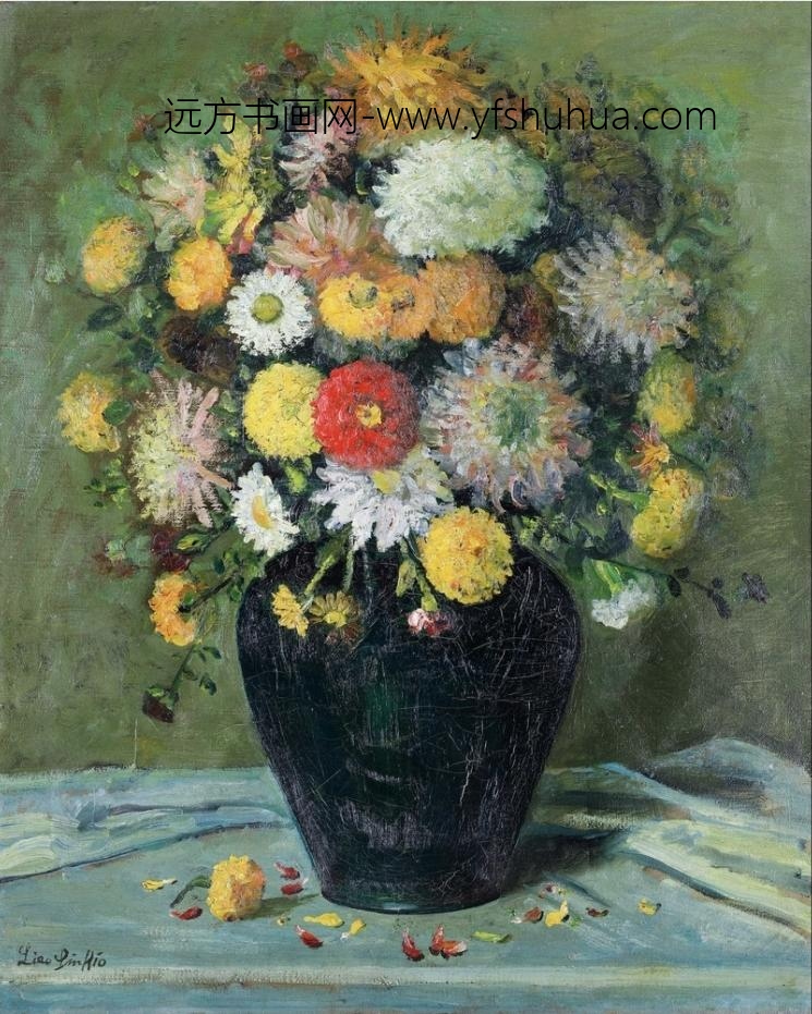 廖新学《菊香》，年份不详