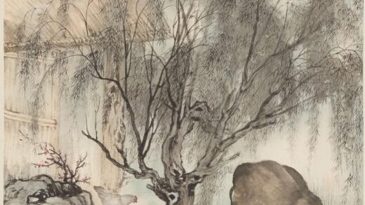 张善子（张善孖） 千春图轴.jpg