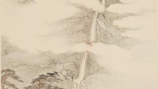 张善子（张善孖） 山水图轴.jpg