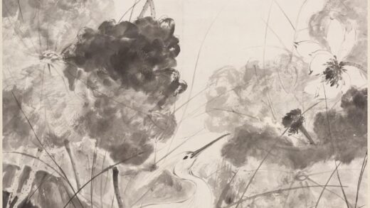 张善子（张善孖） 荷花鹭鸶轴.jpg