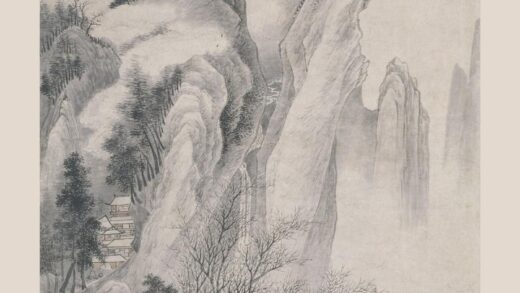 张培敦 寒林萧寺图轴.jpg