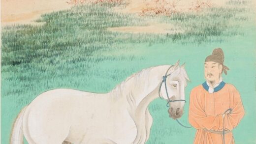 张大千 临曹霸玉花骢图轴.jpg