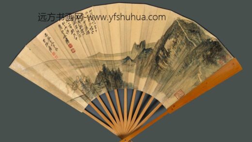 张大千 书画成扇.jpg