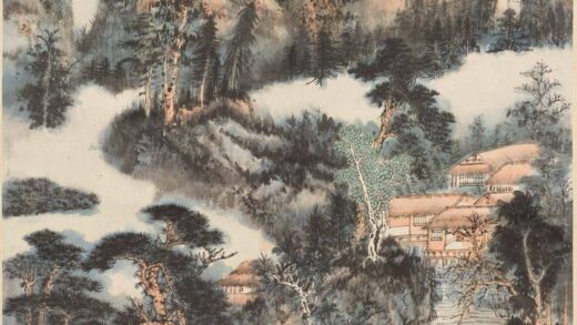 张大千 仿石溪山水图轴.jpg