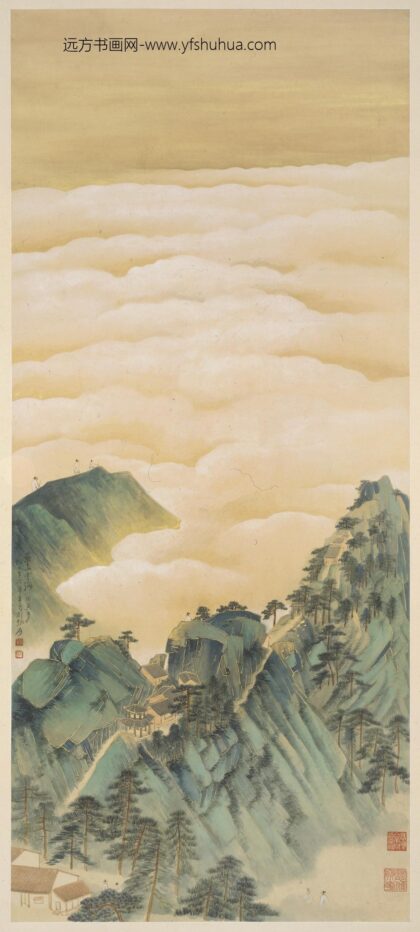 张大千 华山云海图轴.jpg