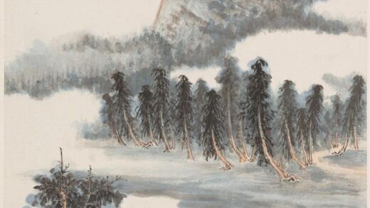 张大千 城外溪山图轴.jpg