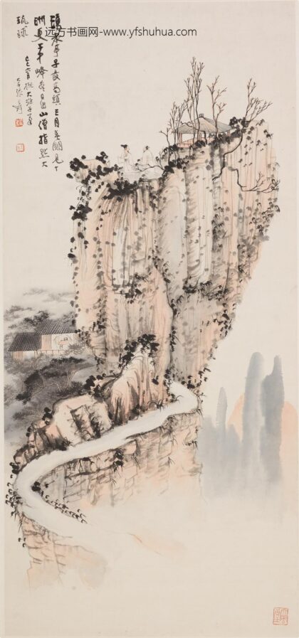 张大千 指点琉球图轴.jpg