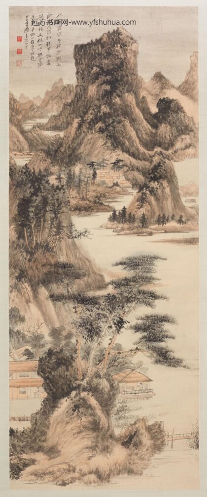 张大千 水阁清凉图轴.jpg