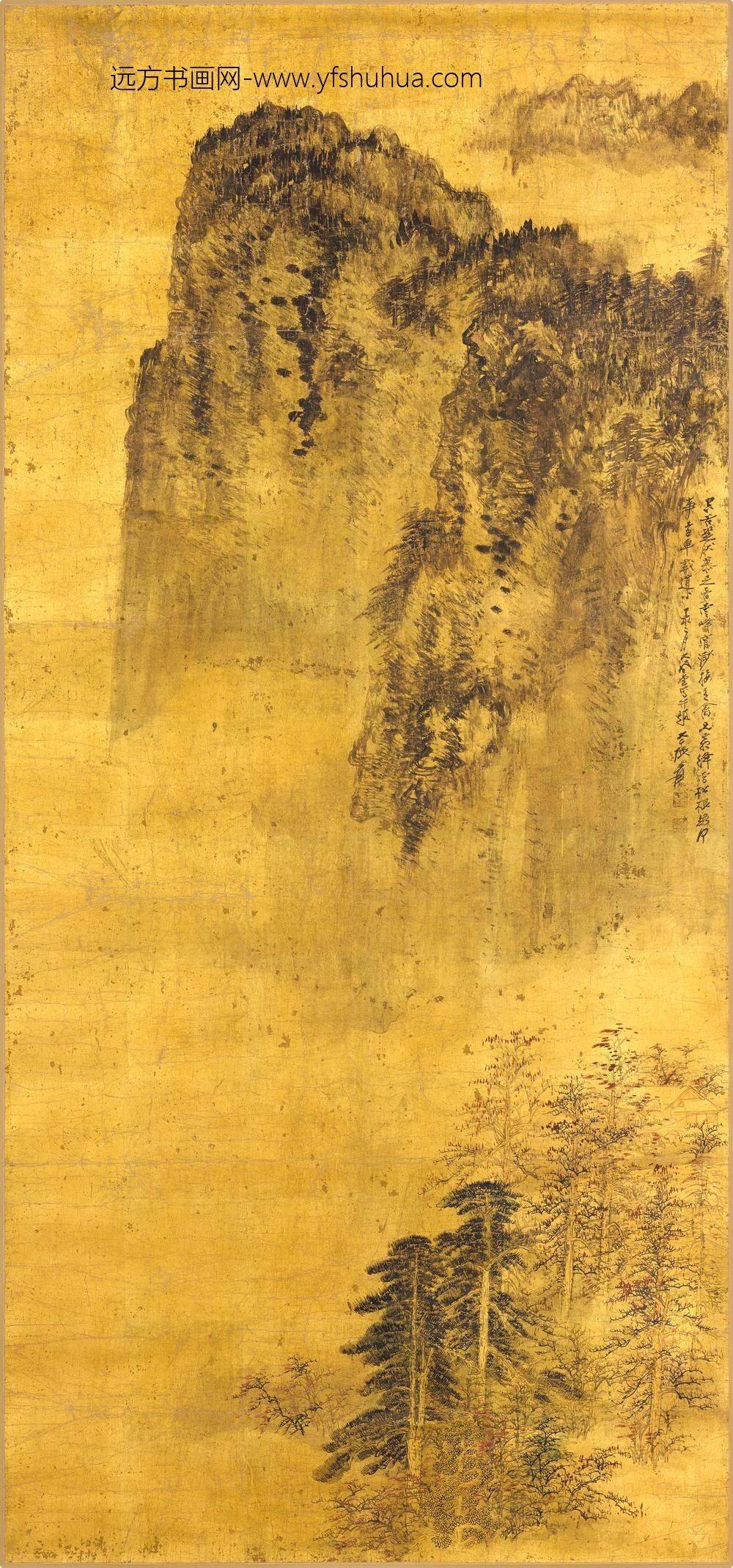 张大千_空谷幽居图轴