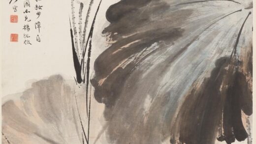 张大千 荷花图轴 2.jpg