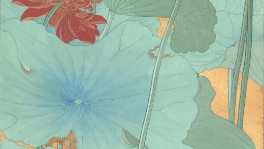 张大千 荷花图轴 3.jpg