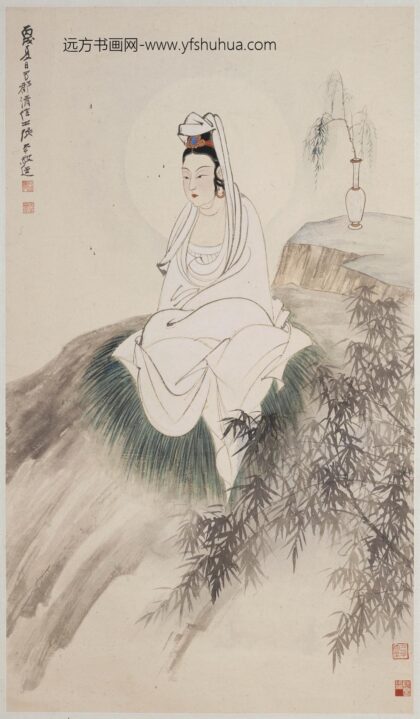 张大千 观音图轴 1.jpg