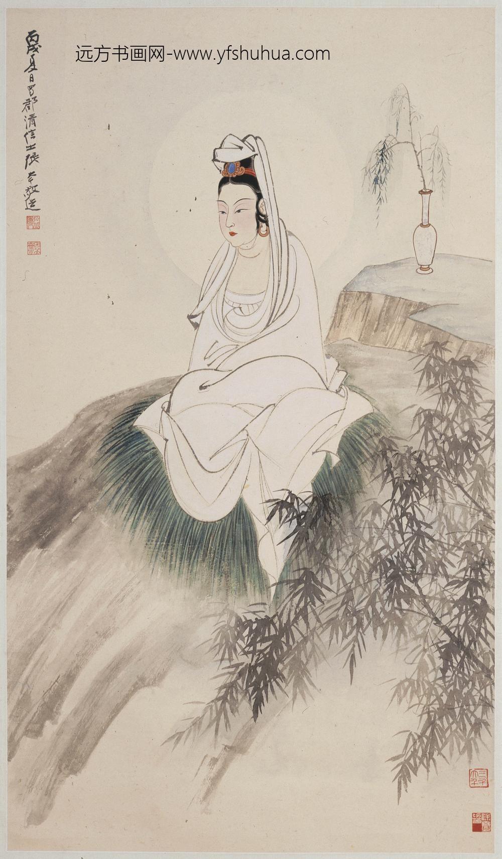 张大千_观音图轴-