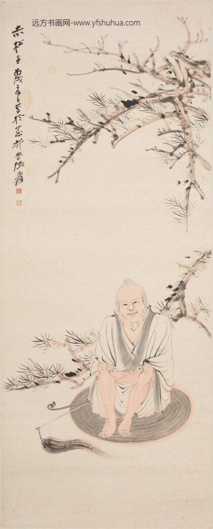 张大千 赤松子图轴.jpg