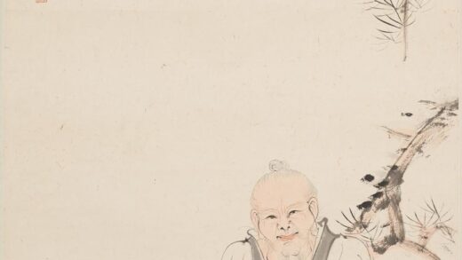 张大千 赤松子图轴.jpg