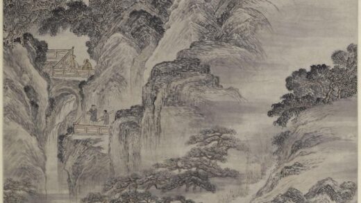 张宏 临流濯足图轴.jpg