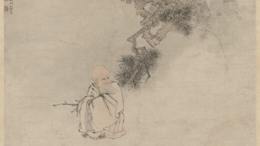 张宏 南极老人像轴.jpg