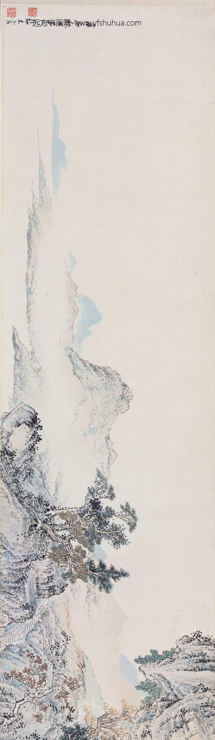 张宏_狩猎图卷_