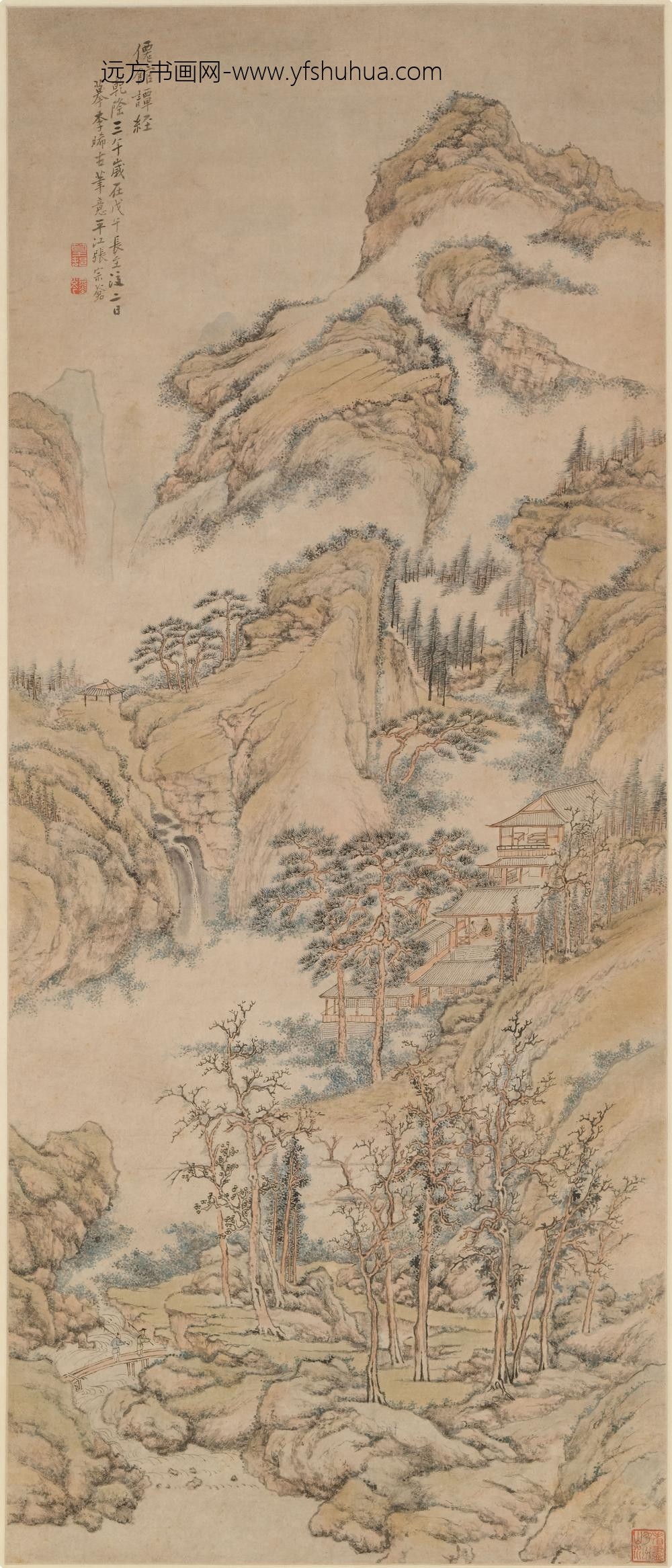 张宗苍_仙馆谭经图轴