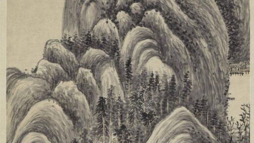 张庚 溪山行旅图轴.jpg