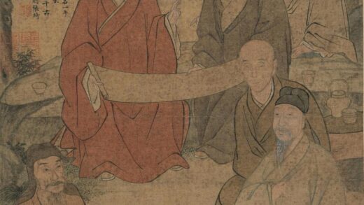 张琦 项圣谟合画尚友图轴.jpg