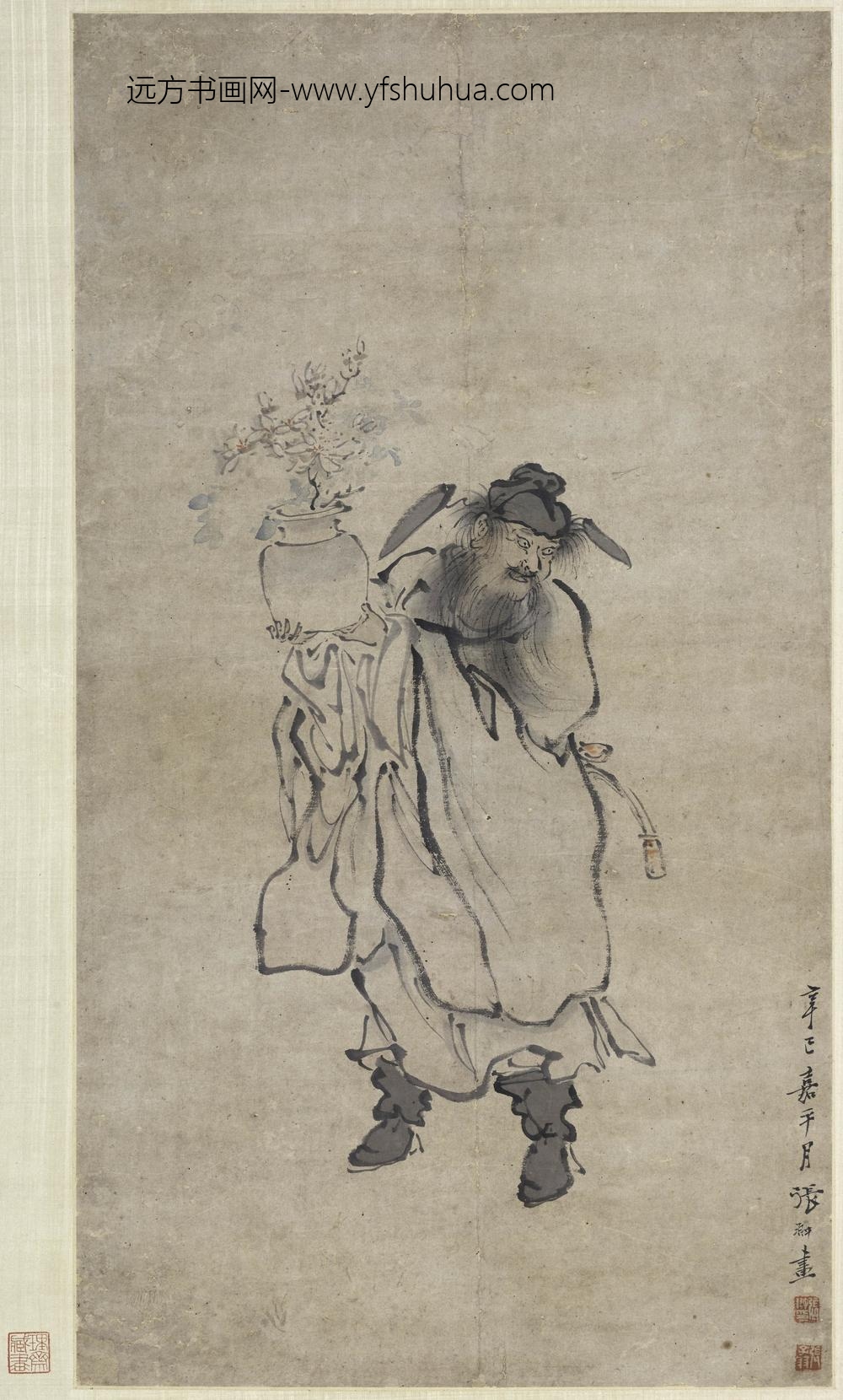 张翀_钟馗像图轴