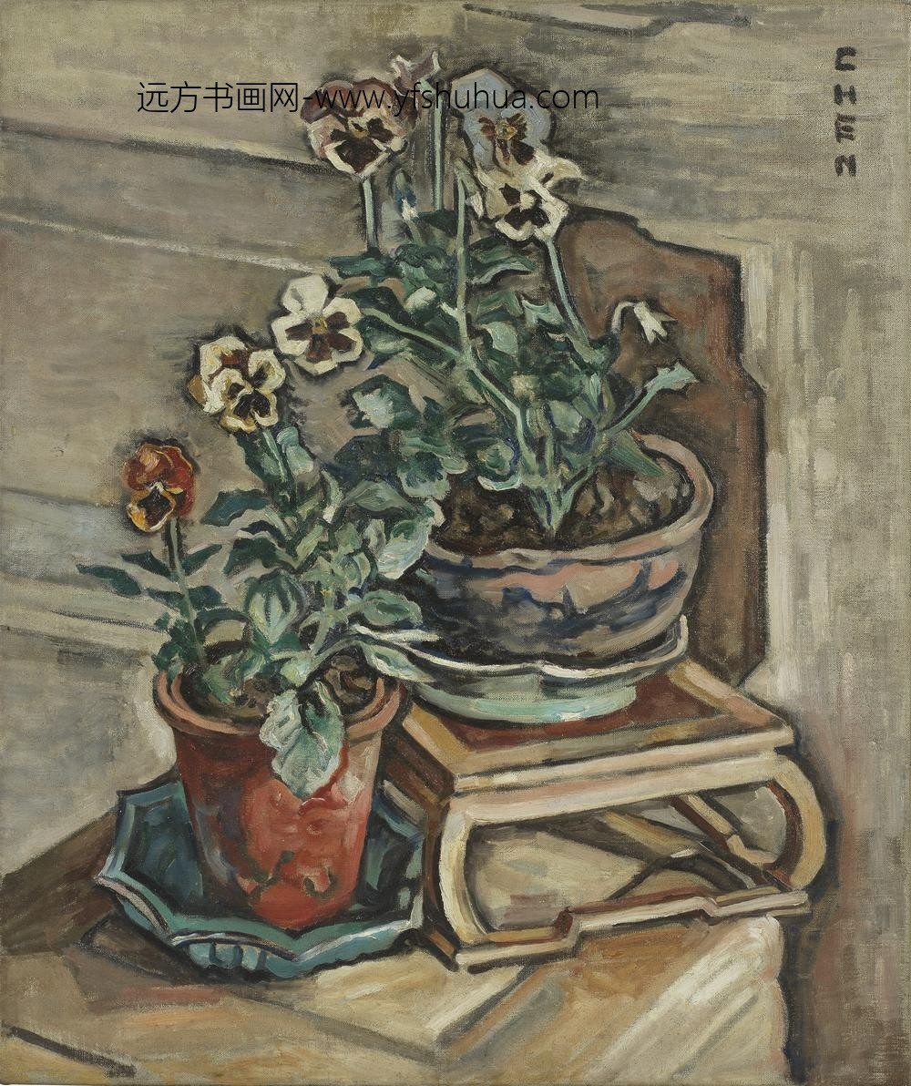 张荔英_三色堇花