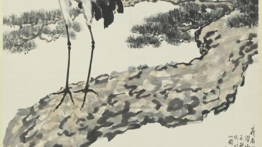 徐悲鸿 松鹤图轴.jpg