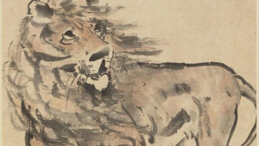 徐悲鸿 雄狮图轴 2.jpg