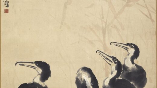 徐悲鸿 鹈鹕图轴.jpg