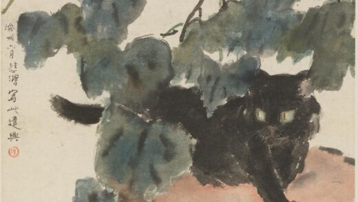 徐悲鸿 黑猫图轴.jpg