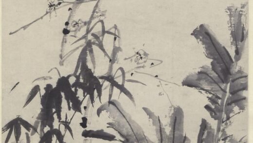 徐渭 梅花芭蕉图轴.jpg