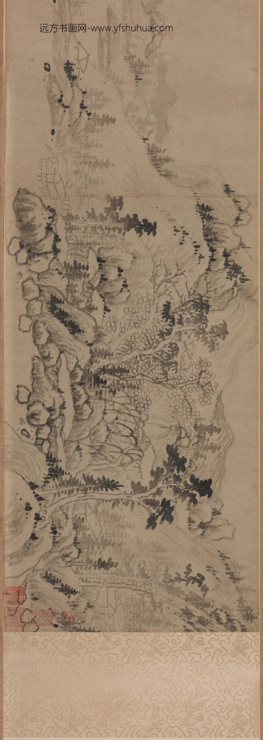 恽向_仿子久山水卷_