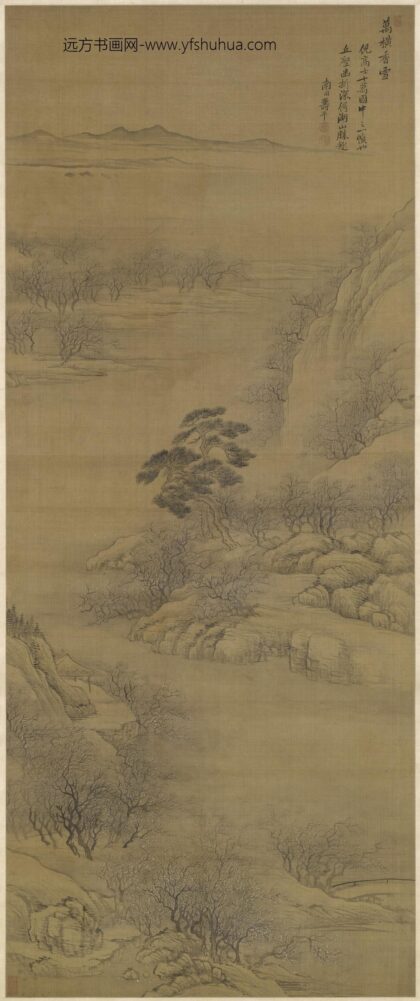 恽寿平 万横香雪图轴.jpg