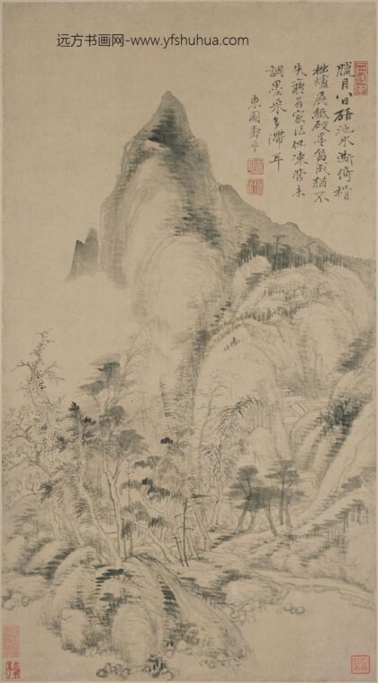 恽寿平 仿痴翁山水轴.jpg