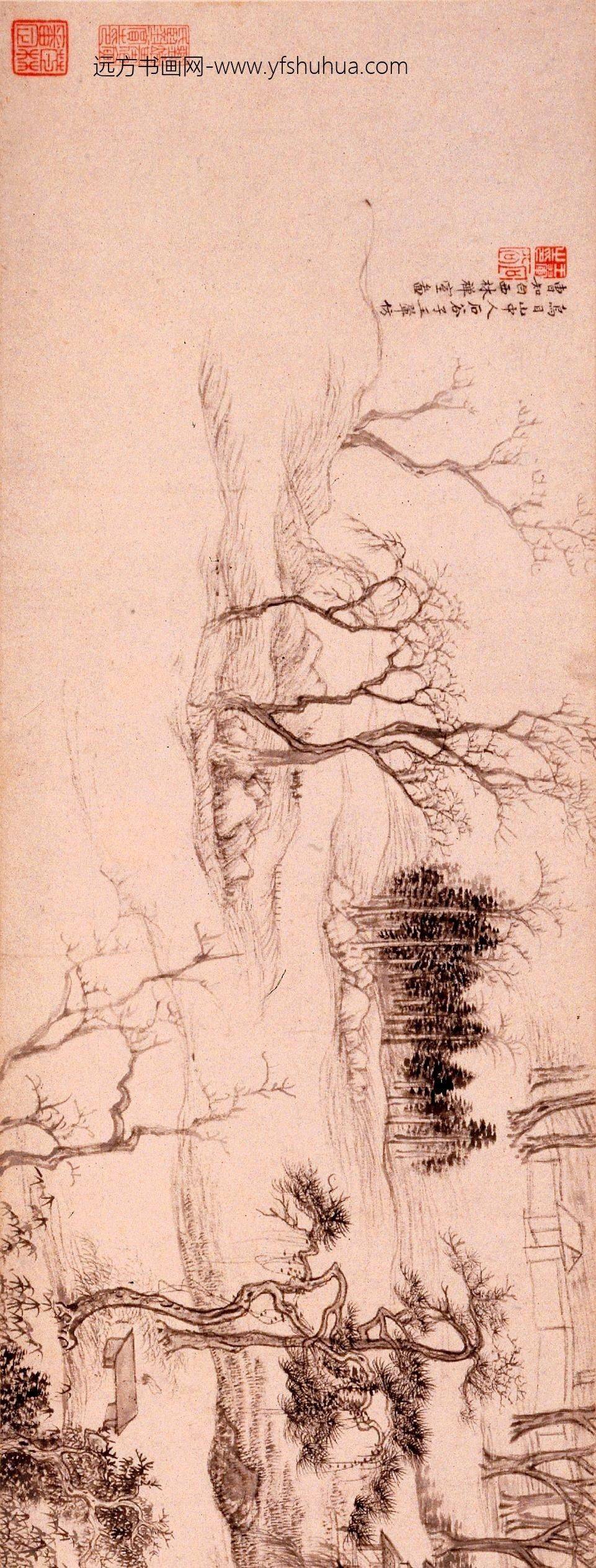 恽寿平_王翚山水卷__