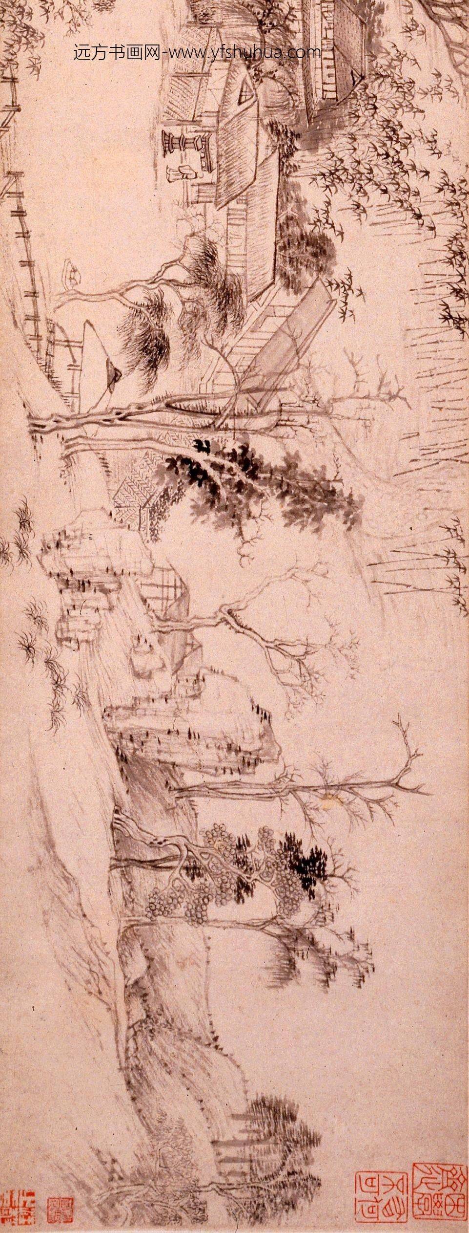 恽寿平_王翚山水卷__