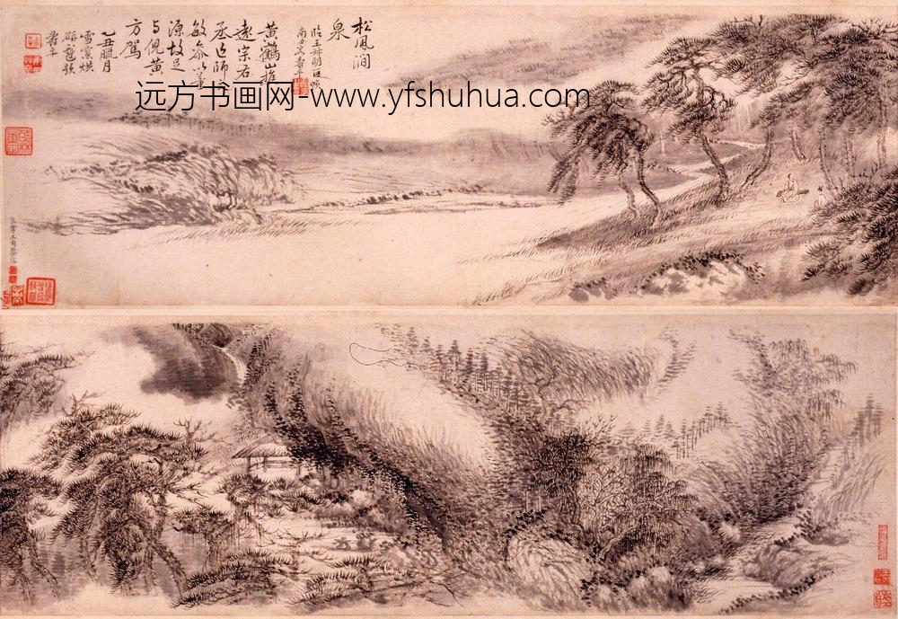 恽寿平_王翚山水卷_