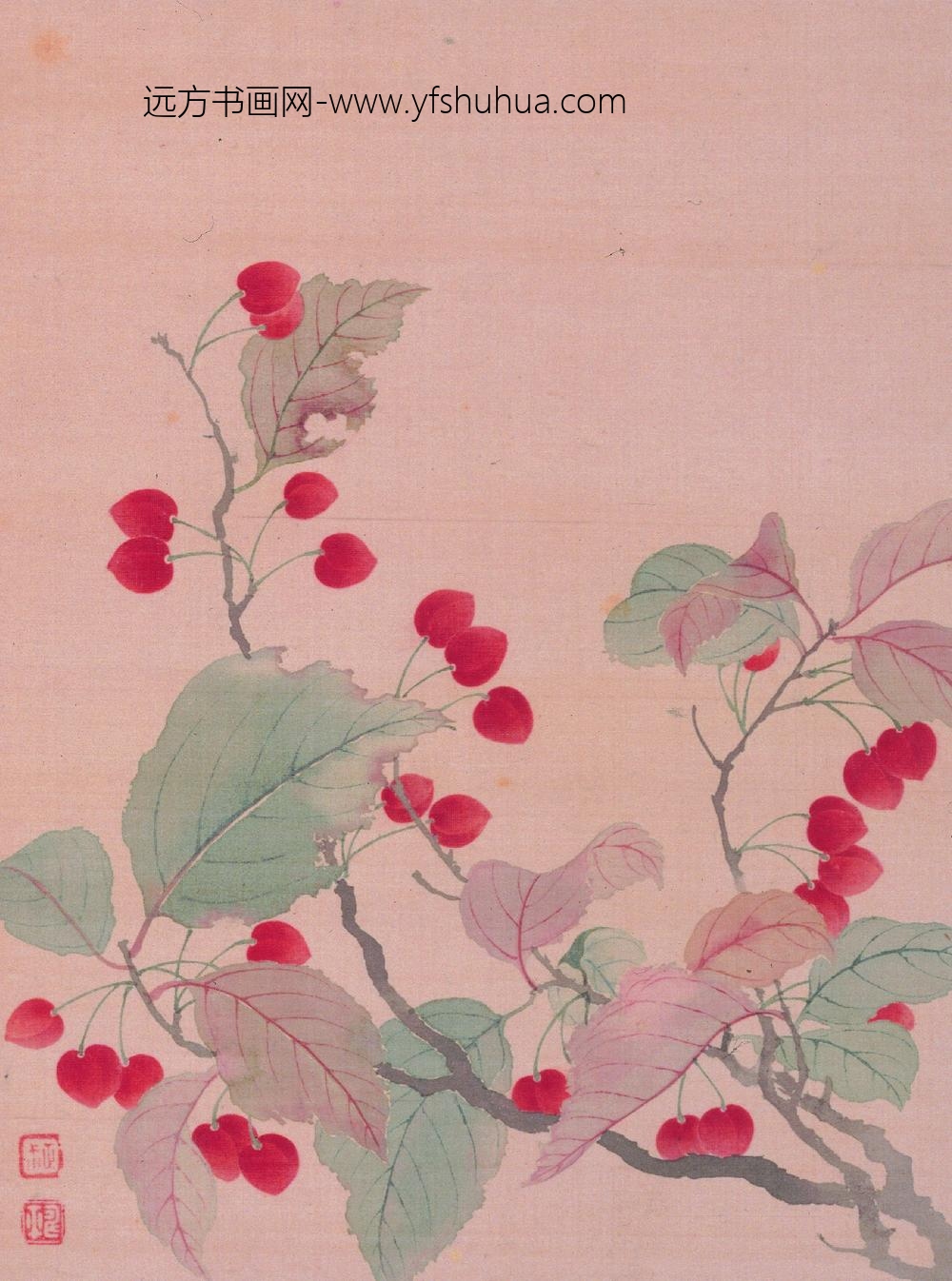 恽寿平_花卉图册_