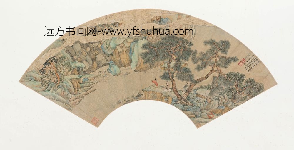 文伯仁_山水扇册